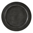 thumbnail image 2 of Saro Lifestyle Aluminum Charger Plates With Hammered Design (Set of 4) Graphite, 2 of 5