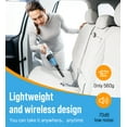 Loheer Handheld Vacuum Cordless, 9.5KPA Hand Vacuum, Portable