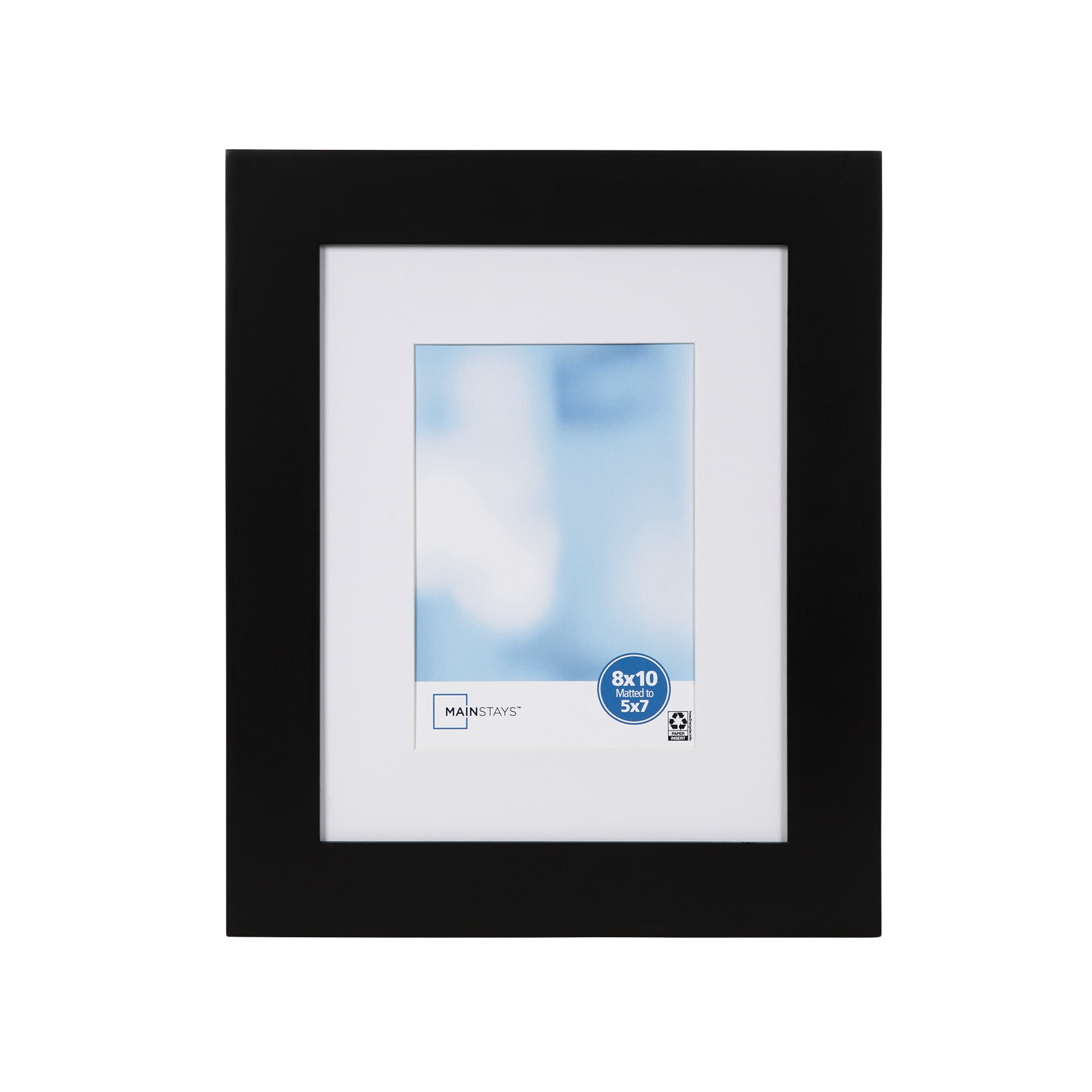 Mainstays Flatwide 8x10/5x7 Black Picture Frame
