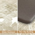 thumbnail image 4 of Cushioned Kitchen Floor Mats, Non Slip Kitchen Rugs Set of 2, Tan Anti-Fatigue Kitchen Mat Waterproof, Ergonomic Memory Foam Standing Mat for Bar,Office,Desk,Laundry, 4 of 6