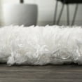 thumbnail image 3 of JONATHAN Y ALASKA SHAG 4 x 6 Area Rug, Marrakesh Trellis - Ivory/Charcoal, ALA100A-4, 3 of 6