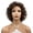 2T30, variant on Lydell Women's Short Super Curly Synthetic Bangs Wig, Black