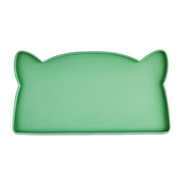 Vibrant Life Silicone Cat Feeding Mat, Sage Green, 17.5" x 9"