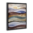 thumbnail image 2 of Stupell Industries Contemporary Layered Ocean Flow Black Floating Frame Canvas Art, 17 x 21, by Alonza Saunders, 2 of 8