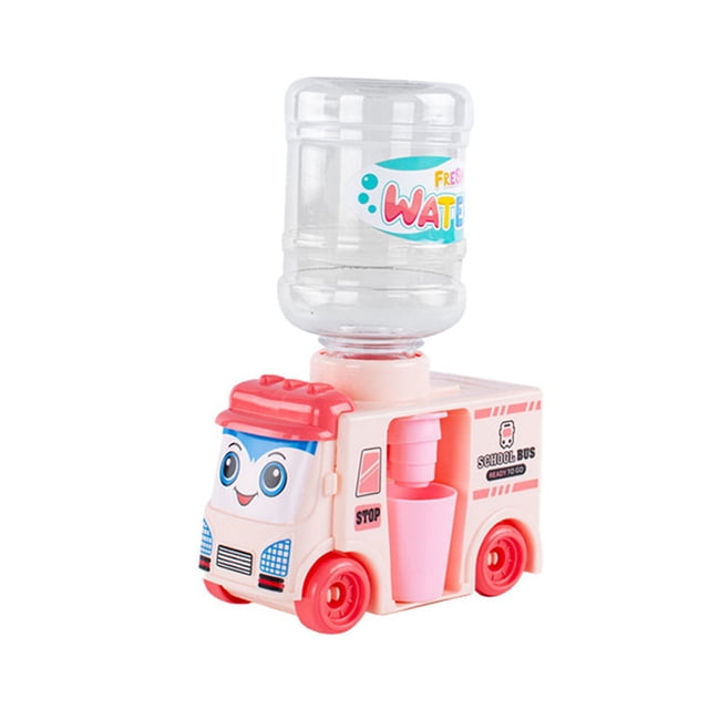 ICQOVD Bus Shape Water Dispenser Simulation Desk Tool