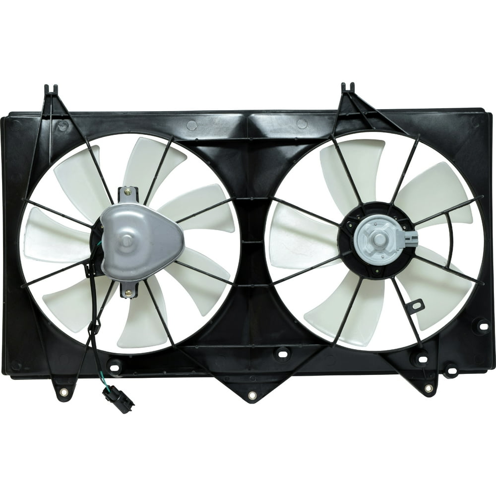 Dual Radiator and Condenser Fan Assembly RadiatorCondenser Fan Assy