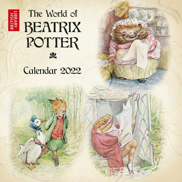 British Library Beatrix Potter Wall Calendar 2022 (Art Calendar) (Calendar)