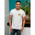 thumbnail image 2 of Sandwich Pocket Graphic Quote Men White T-Shirt, Male Medium, 2 of 4
