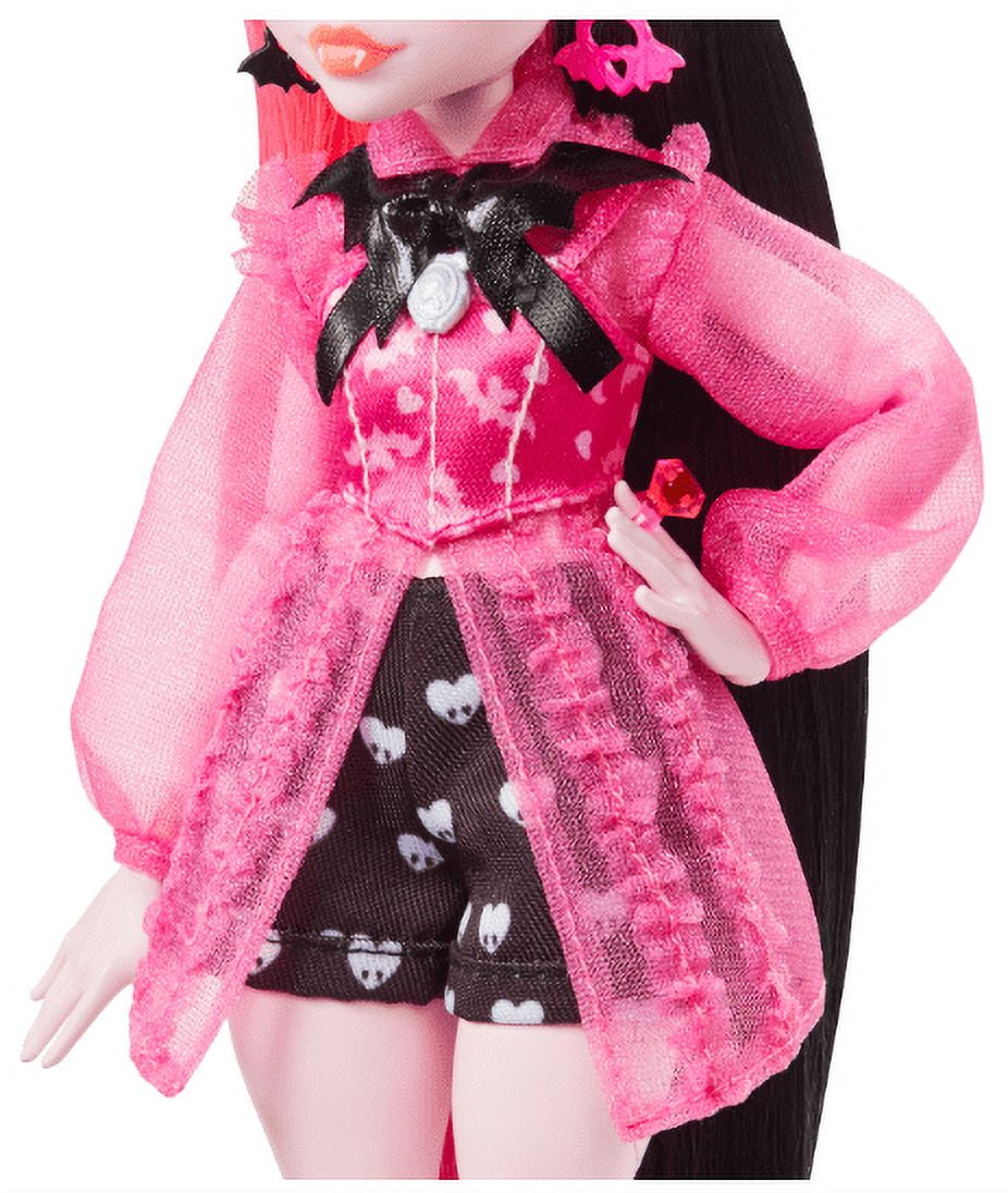 Monster High Draculaura Doll with Pet & Accessories, New 2022