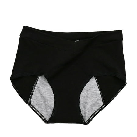 Bigersell Panties for Women Clearance Long Underwear Women Tangas Panty Style P-580 Spandex Thong Panties Ladies Thong Briefs High Waist Women s Panties Black XL