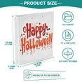 thumbnail image 5 of Red Happy Halloween Font 3 Ring Hardcover Binders 1.5in Round Rings for Letter-Size Folder Paper Organizer Pockets for Office Student Recipe, 5 of 9