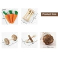 thumbnail image 2 of Coloody Hamster Chew Toys 5 Pack Natural Wooden Pet Toy Small Pets Teeth Care, 2 of 7