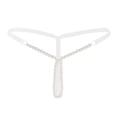 thumbnail image 2 of Aiihoo Women's Pearl G-String Massage Thongs Panties Bikini Briefs Underwear White One_Size, 2 of 4