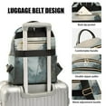 thumbnail image 3 of FORMRS Mini Backpack Purse for Women Travel Daypack Casual Shoulder Bag, Moon and House, 3 of 7