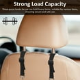 thumbnail image 2 of Minkissy Car Purse Hooks 2Pcs Nylon Sleek Design Load Capacity For Drivers, 2 of 8