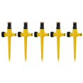 thumbnail image 1 of 5 uds sistema de riego rociador de trípode de rotación de 360 ​​grados para jardín (amarillo), 1 of 4
