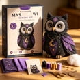 thumbnail image 2 of Mystical Galaxy DIY Patchwork Animal Kit, Felt Animal Sewing Kit for Beginners, 3D Stuffed Plush Animals, Pre-Cut Handmade Craft Kit for Adults Kids, Art Gift, 2 of 3