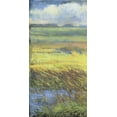 thumbnail image 2 of Thomas, H. 18x32 Black Ornate Wood Framed with Double Matting Museum Art Print Titled - Shimmering Marsh I, 2 of 4