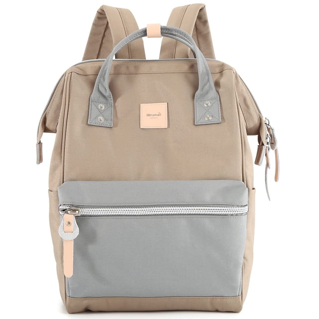 Mochila para portátil Himawari 1881-caqui+plomo 22#, impermeable, 18 L