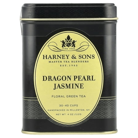 Harney & Sons Green Tea, Dragon Pearl Jasmine, 4 oz (112 g)