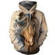 thumbnail image 4 of Sudadera con capucha con estampado 3D de animales y caballos de colores para hombre y mujer, sudadera informal holgada de gran tamaño para hombre, sudaderas para hombres, 4 of 4