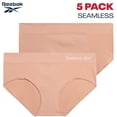 thumbnail image 3 of Pack de 5 braguitas Hipster Reebok para mujer, talla XL, color negro y rosa, 3 of 6