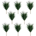 thumbnail image 2 of Ramas de agujas de pino verde artificiales - Tallos de ramitas de pino pequeñas - Palillos de pino con vegetación falsa para guirnaldas navideñas, adornos y decoración del jardín del hogar, 2 of 6