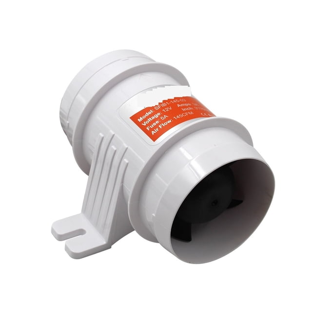 12V24V DC Fan RV Yacht 3 Inch Fan Exhaust Fan Battery Ventilation Fan Exhaust 145CFM ,Long Lasting