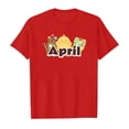 thumbnail image 4 of TZEWGL T-Shirts For Infnat Short Sleeve Crew Neck Monthly Word Prints Clothes For Toddlers size 6-7T, 4 of 4