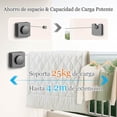 thumbnail image 3 of Tendedero Retráctil de Pared, Tendederos Retractiles para Interior/Exterior, Acero Inoxidable, Instalación con Adhesivo o Tornillos, 3 of 4