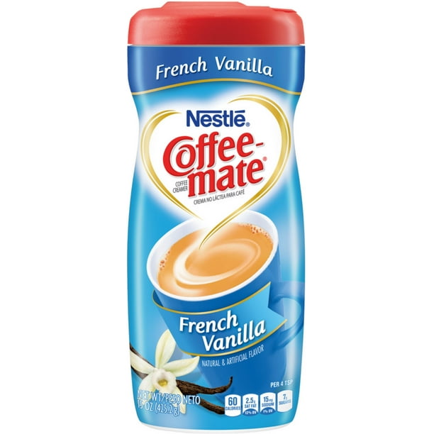 CoffeeMate Coffee Creamer, French Vanilla 15 oz (Pack of 6)