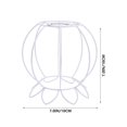 thumbnail image 3 of MasteelfCA Lampshade Frame E27 Light Socket Chandelier Shade Ring Fitter Iron Lampshade, 3 of 7
