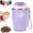 Purple, variant on Coffee Vacuum Flask with Lid Handle & Temperature Display, Keep Hot/Ice for Home Office Outdoor Travel Drinkware