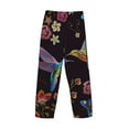 thumbnail image 5 of Balery Men'S Humming Bird Pants,Sleepwear Pants,Pajama Pants,Pj Bottoms Drawstring And Pockets-Small, 5 of 9