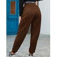 thumbnail image 3 of Doublju Women's Basic Comfy Drawstring Jogger Style Yoga Pajama Pants With Pocket, 3 of 3