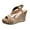 Brown, variant on Platform Slingback Wedges Sandals for Women Hollowed Out Elastic Strap Height Increase Shoes