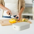 thumbnail image 1 of Xihbxyly Fiambrera para Microondas, Elegante Diseño Divisor, Almacenamiento de Alimentos Sellado, Ideal para Viajes, Picnics En La Oficina, Fácil de Transportar, Uso Seguro En Microondas, Tamaño 17,8, 1 of 6