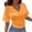 Orange, variant on Korean Style Design Short Sleeve T Shirt Casual Loose Fit Pure Basic Top Summer Arrival Women's Tee Shirts for Women Casual