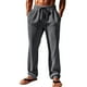 thumbnail image 1 of Pantalones holgados de rayas verticales para hombre: material de poliéster, cintura media-alta, para uso diario/al aire libre, fáciles de combinar con camisetas., 1 of 8