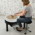 thumbnail image 3 of Pottery Wheel 12.6in/32cm Ceramic Wheel Machine Clay Forming DIY Art Craft Black For Use In Schools, Pottery Studios, Pottery Bars, Homes, 3 of 11