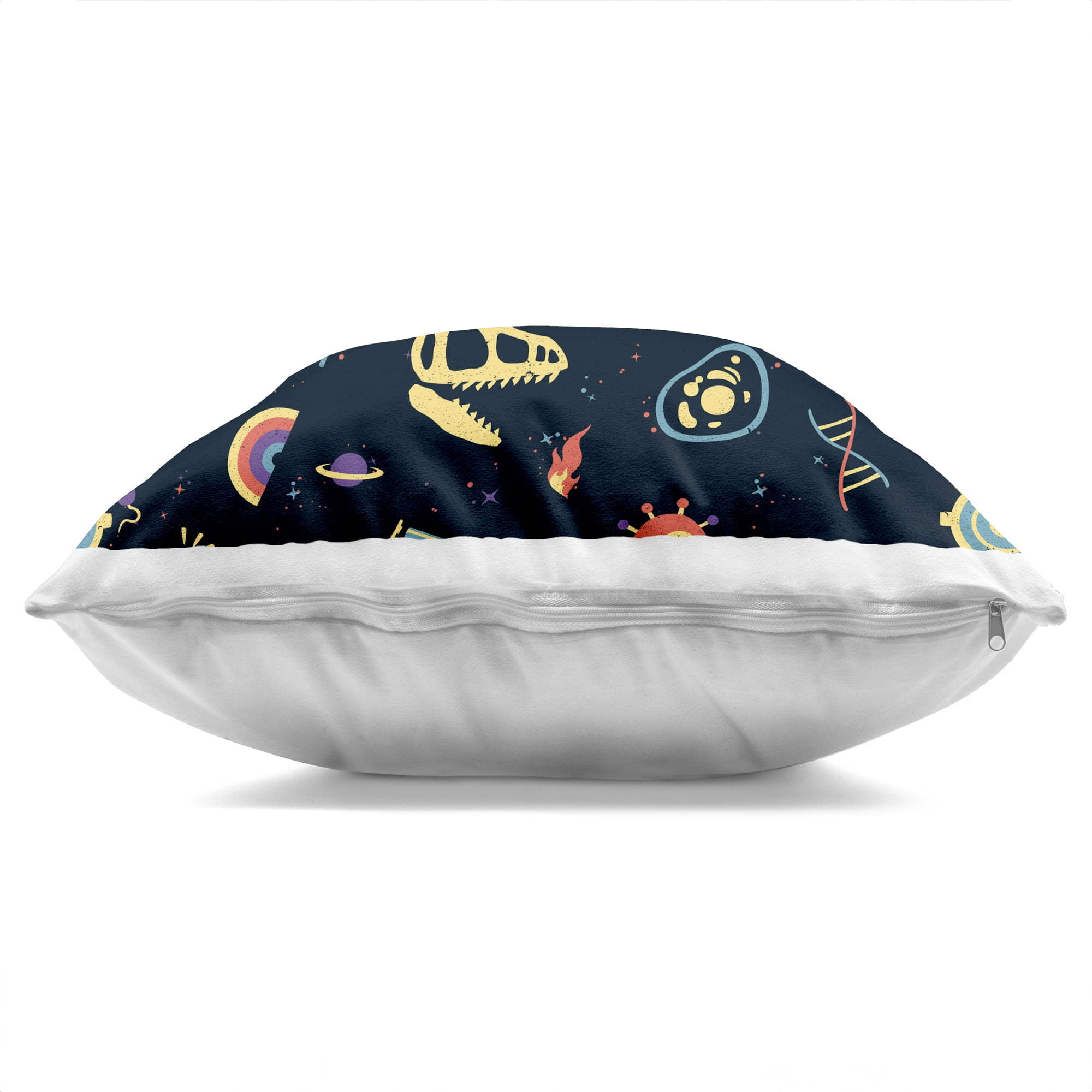 Stupell Industries Retro Science Pattern Decorative Printed Throw Pillow, design by Tobe Fonseca, 18 x 7 x 18