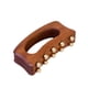 thumbnail image 5 of Herramienta de masaje de madera Gua Sha, 10 puntas de latón, bolsillo de tejido profundo, de mano para con tabla de puntos de acupuntura, 5 of 9