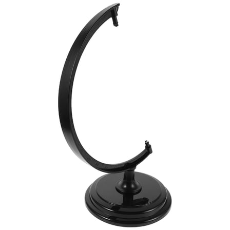 OULII Black Rotating Globe with Stable Stand Base for Home and Office Desktop Decoration and Educational Display