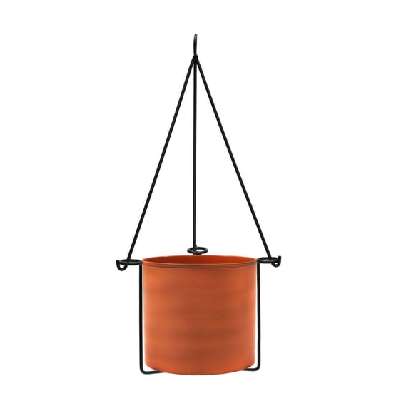 Achla Vera Hanging Planter With Burnt Sienna Pot