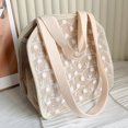 thumbnail image 4 of Bolsas de mano florales para mujer, Bolso pequeño de media luna de verano fresco para vacaciones de Camping, 4 of 8