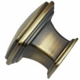 thumbnail image 2 of GlideRite 1-1/4 in. Square Cabinet Knob, Antique Brass, Pack of 10, 2 of 5