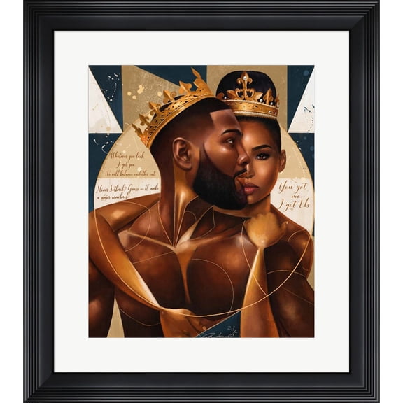 Great Art Now Protection by Salaam Muhammad, Framed Wall Art, 23W x 26H