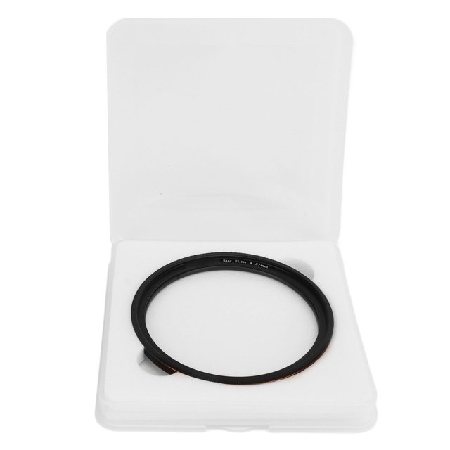Filtro de estrella ajustable antiarañazos, filtro de lente Starburst de 4 puntos con revestimiento antirreflejo para cámaras DSLR de 67 mm.