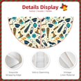 thumbnail image 3 of Gaeub Fathers day Print Christmas Tree Skirt,Christmas Decorations,Round Xmas Skirt for Christmas Indoor Decorations Xmas Winter Holiday Party Supplies-48", 3 of 6