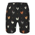thumbnail image 3 of Goofa Funny Chicken Printed Mens Swim Trunks Summer Quick Dry Short Beach Swimwear Bathing Suits-X-Large, 3 of 9